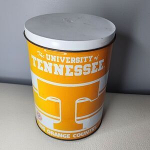 University Of Tennessee Volunteers Big Orange Country 8” Tin Popcorn Made in USA